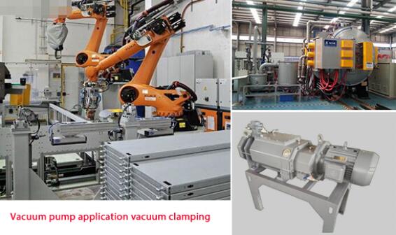 Dry screw vacuum pump application