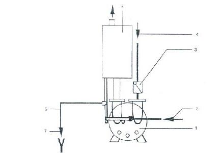 Liquid ring vacuum pump system