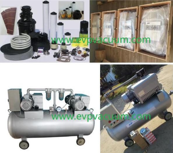 Medical vacuum pump unit