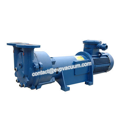 Liquid ring vacuum pump vacuum dewatering in paper pulping