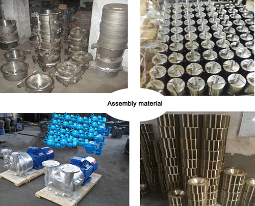 water ring vacuum pump assembly material