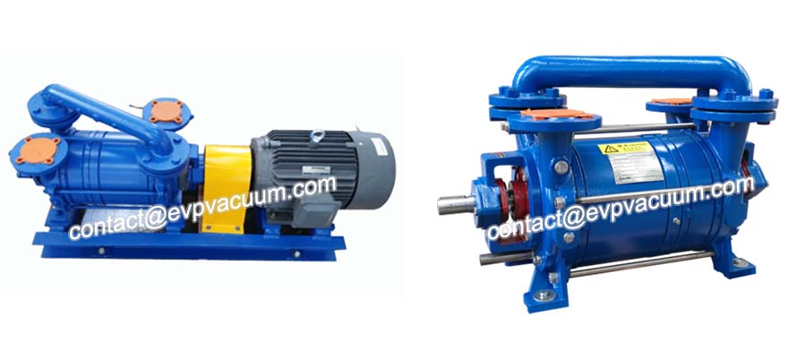 Two-stage liquid ring vacuum pump