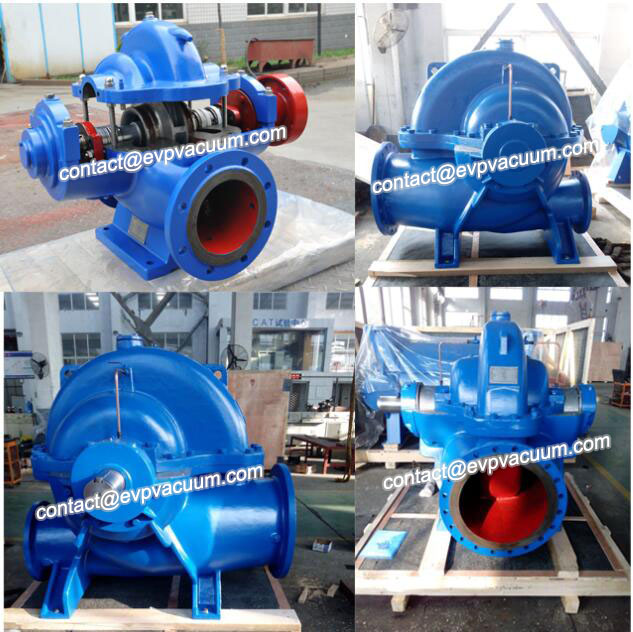 Axial split pump for irrigation