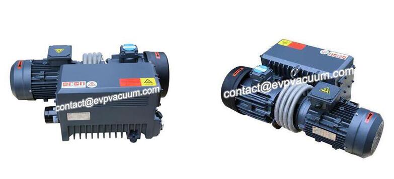 Oil-lubricated rotary vane vacuum pump