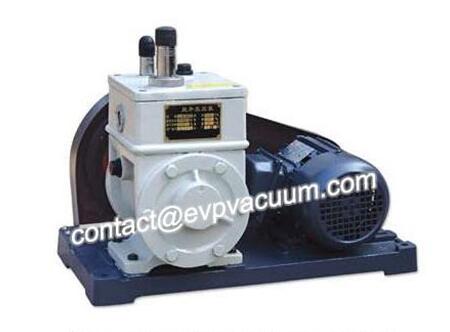 Rotary vane vacuum pump in natural gas treatment