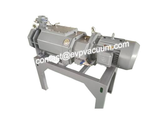 Screw vacuum pump in nylon resin drying