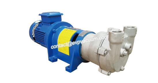 Liquid ring vacuum pump gas recovery