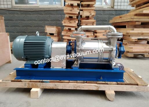 Liquid ring vacuum pump series