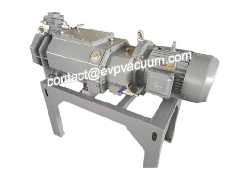 Screw vacuum pump for vacuum drying of paper tray