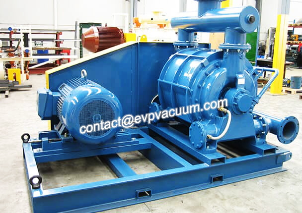 Large capacity liquid ring vacuum pump