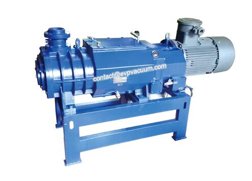 Air-cooled dry composite screw vacuum pump