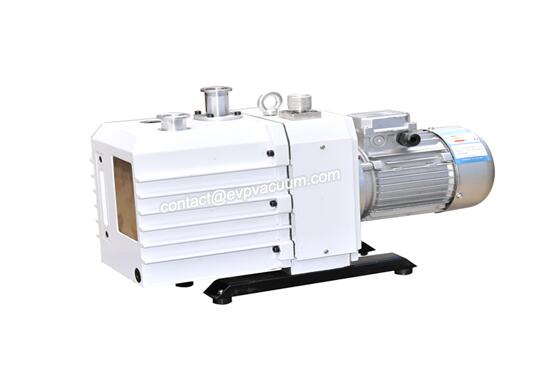 Rotary vane vacuum pump for aluminized film