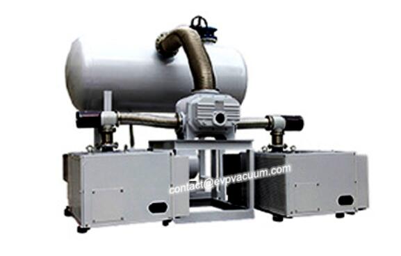 Vacuum system for dust treatment