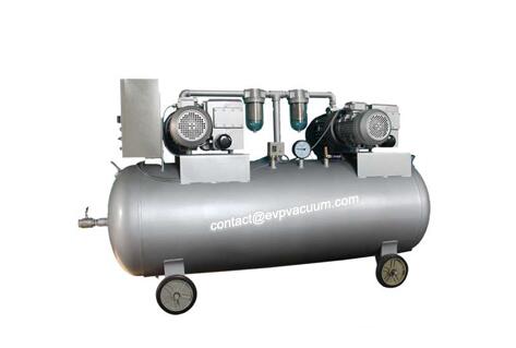 Vacuum system in sewage treatment complex process