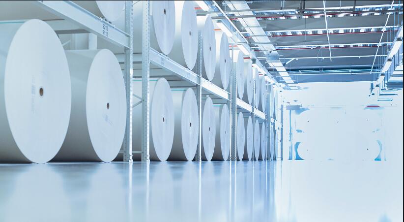 Vacuum system of paper products processing