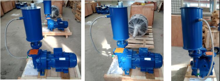 liquid ring vacuum pump with separator used in modern refinery plant