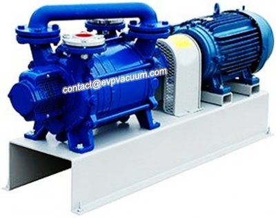 Vacuum pump type and volume