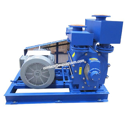 One stage v-belt liquid ring vacuum pump