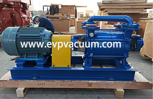 DLV350 Two Stages LR Vacuum Pump Used In Research institute of construction and road Brick Plant in Africa