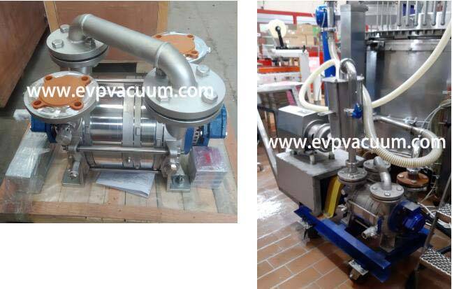 Liquid ring vacuum pump used in milking machine1