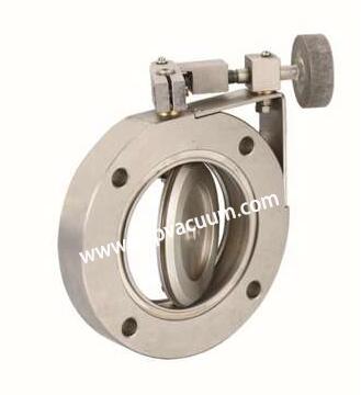 High-vacuum butterfly valve