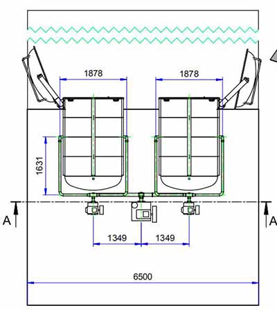 Piston Vacuum pump used in freezer dryers