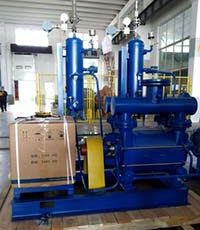liquid ring vacuum pump with Plan 52 system used In gas refinery plant application