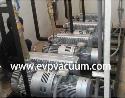 rotary vane vacuum pump used In Vacuum negative pressure station in Asia