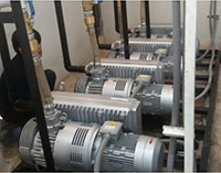 rotary vane vacuum pump used In Vacuum negative pressure station