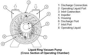 Disassembly of liquid ring vacuum pump