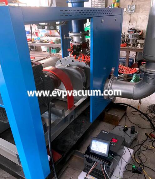 Frequency converter in Roots vacuum pump