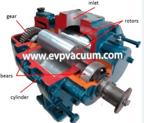 Roots blower housing