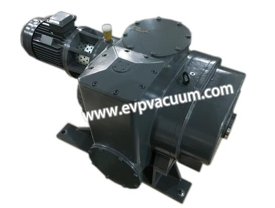 Roots vacuum pump for dry gas concentration device