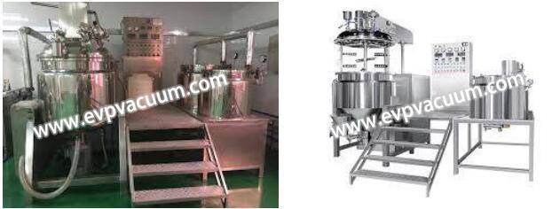 Liquid ring vacuum pump in vacuum emulsifying machine