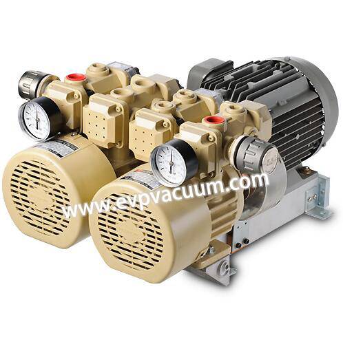 Oil Less Rotary Vane Type Vacuum Pump