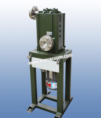 Vertical direct coupling claw dry vacuum pump