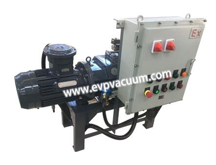 What is exhaust pressure of dry screw vacuum pump?