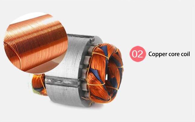 Air blower for copper core coil