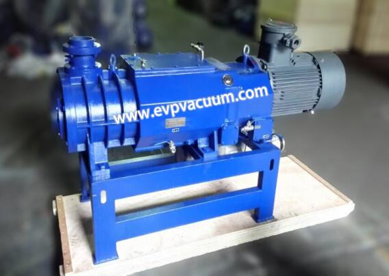Screw vacuum pump of standard operation