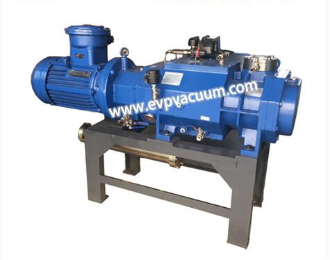 Dry screw vacuum pump for alumina plant