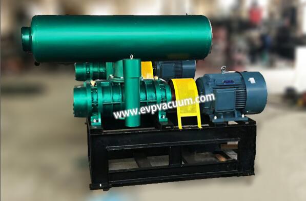 Counter current cooling roots vacuum pump