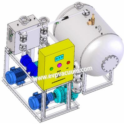 Vacuum system for building drainage