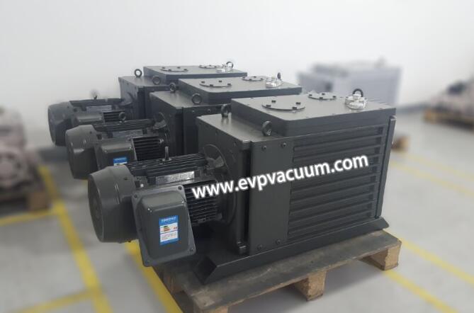 Rotary vane vacuum pump in drying and packaging of organic yellow flowers