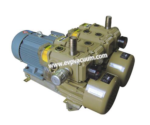 Vacuum pump for gas collection medical