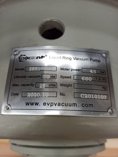 Liquid ring vacuum pump for coal seam gas recovery