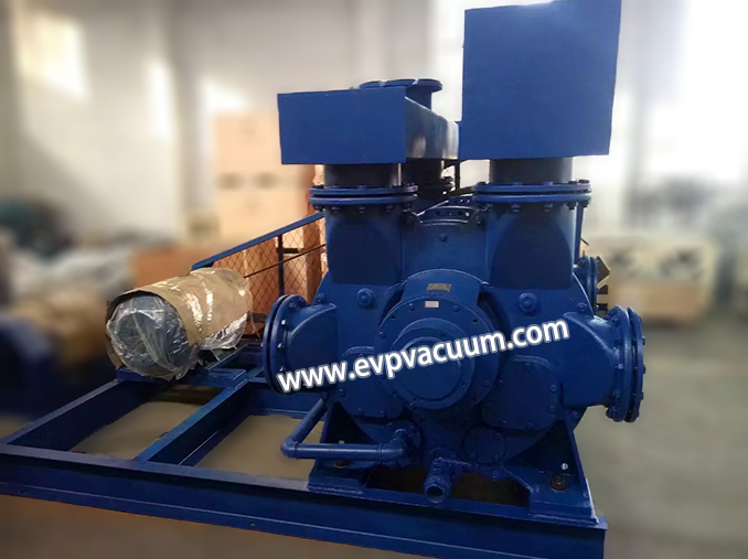 Vacuum pump is used to vacuum the press area of the paper machine