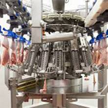 Liquid ring vacuum pump used in poultry processing vacuum system
