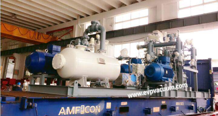 Liquid ring vacuum pump and compressor in Poly Butadiene II in petrochemical industry