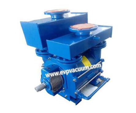 Liquid ring vacuum pump is used for ethylene glycol vapour in falling film vacuum evaporation