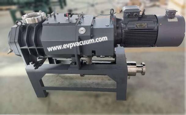 Dry vacuum pump of importance of suction valve and exhaust valve